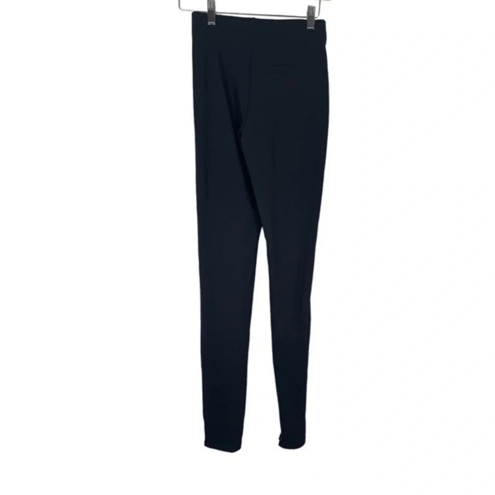 Open Edit Black Knit Split Hem Pants XXS NWT